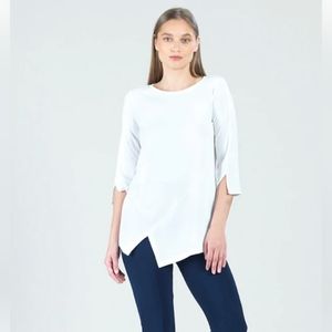 Clara Sunwoo White Tunic Top Size M